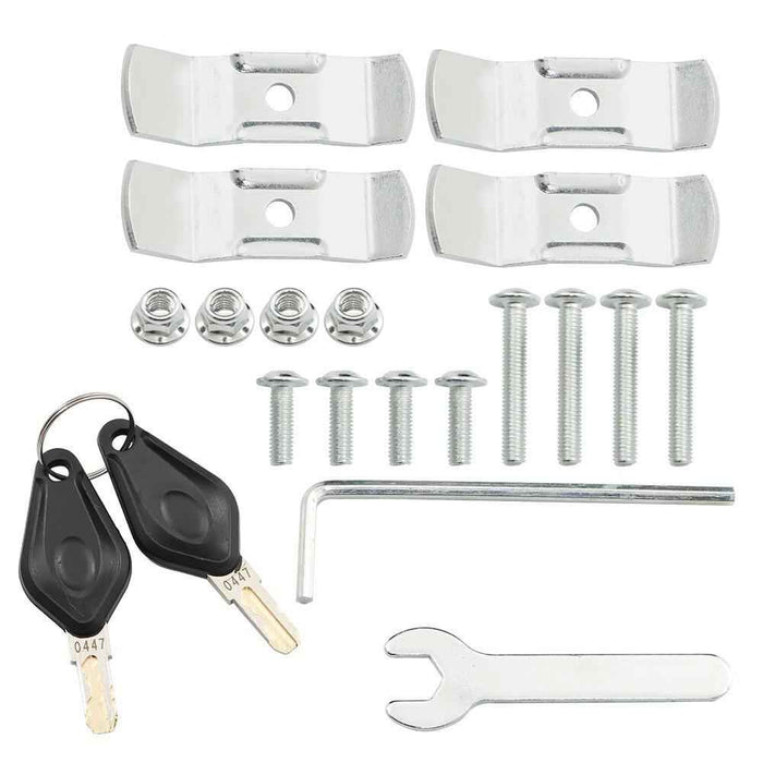 DURAFORCE Tail Box Waterproof Luggage Scooter Trunk Storage Black 55L Motorcycle Top Case