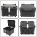 DURAFORCE Tail Box Waterproof Luggage Scooter Trunk Storage Black 55L Motorcycle Top Case