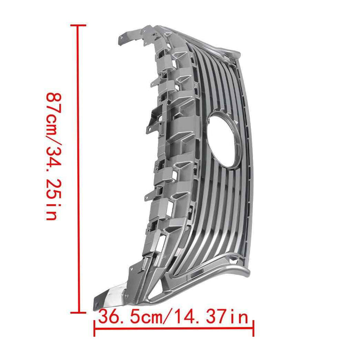 DURAFORCE Front Bumper Upper Grill Grille Piastic For Lexus ES350 ES300h 2013 2014 2015