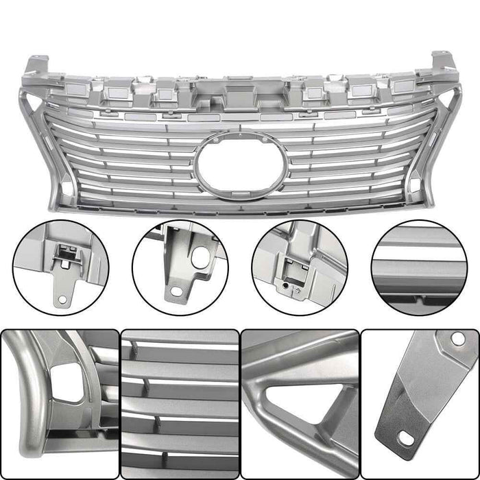 DURAFORCE Front Bumper Upper Grill Grille Piastic For Lexus ES350 ES300h 2013 2014 2015