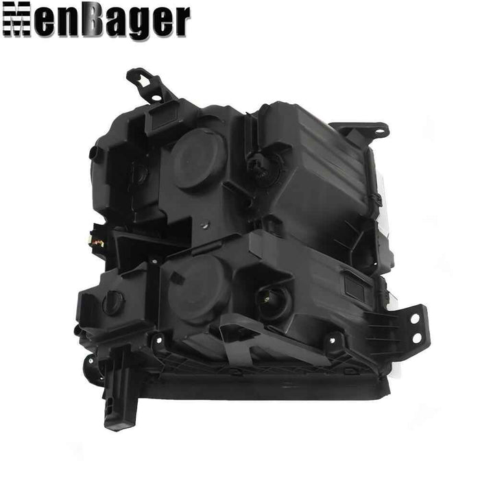 DURAFORCE Left Side For Chevy Silverado 1500 19 20 21 Headlight W/O Bulb Halogen Black