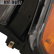 DURAFORCE Left Side For Chevy Silverado 1500 19 20 21 Headlight W/O Bulb Halogen Black