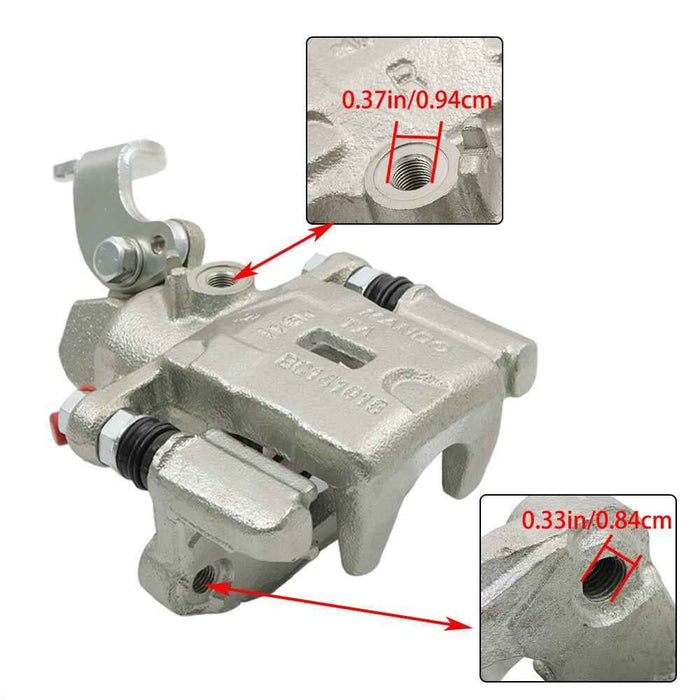 DURAFORCE For 04-08 Hyundai Tiburon Kia Spectra 2PC Brake Caliper W/ Bracket 583102CA20