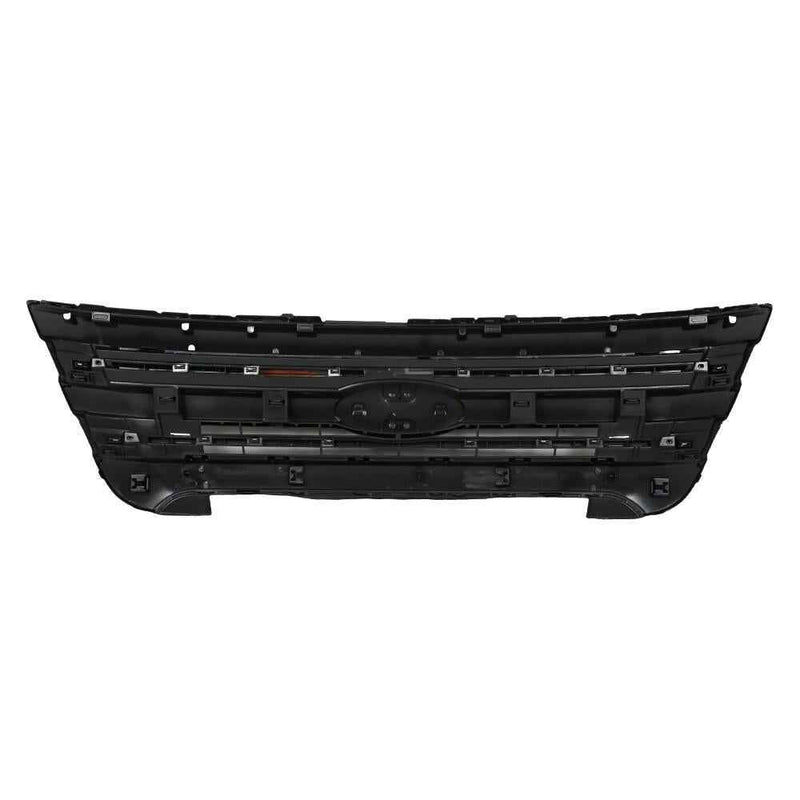 DURAFORCE BB53-8200 Gloss Black Front Upper&Lower Grill Grille For 2011-2015 Ford Explorer