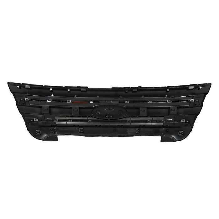 DURAFORCE BB53-8200 Gloss Black Front Upper&Lower Grill Grille For 2011-2015 Ford Explorer