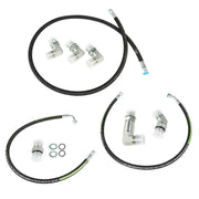 DURAFORCE Fit For 2006-2010 Chevy/GMC 6.6l Duramax w/ Adapters Transmission Cooler Lines
