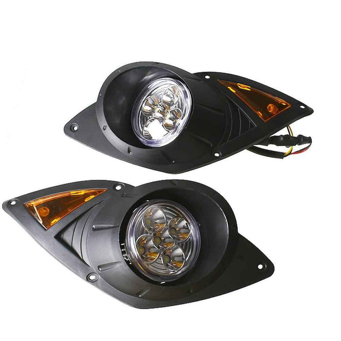 DURAFORCE 12Volt LED Headlights w/ Tail Lights Kit For 2007-up Yamaha Drive G29 Golf Cart