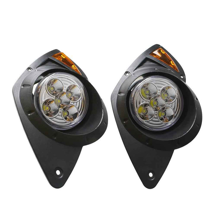 DURAFORCE 12Volt LED Headlights w/ Tail Lights Kit For 2007-up Yamaha Drive G29 Golf Cart