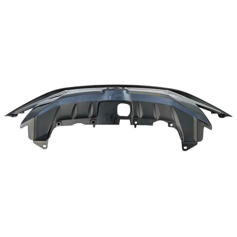 DURAFORCE Front Bumper Grille Black W/Chrome Grill For Honda Civic Coupe 2-Door 2014 2015
