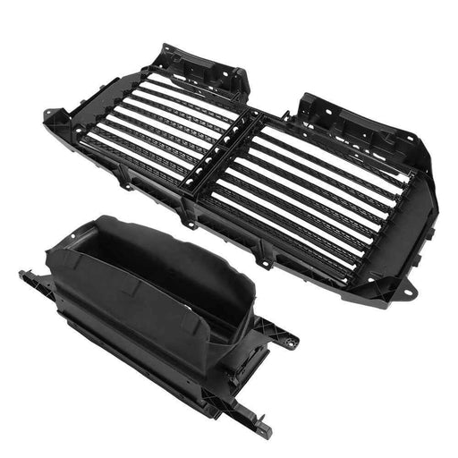 DURAFORCE For 2015 2016 2017 Ford F-150 W/o Motor Upper＋Lower Radiator Grille Air Shutter