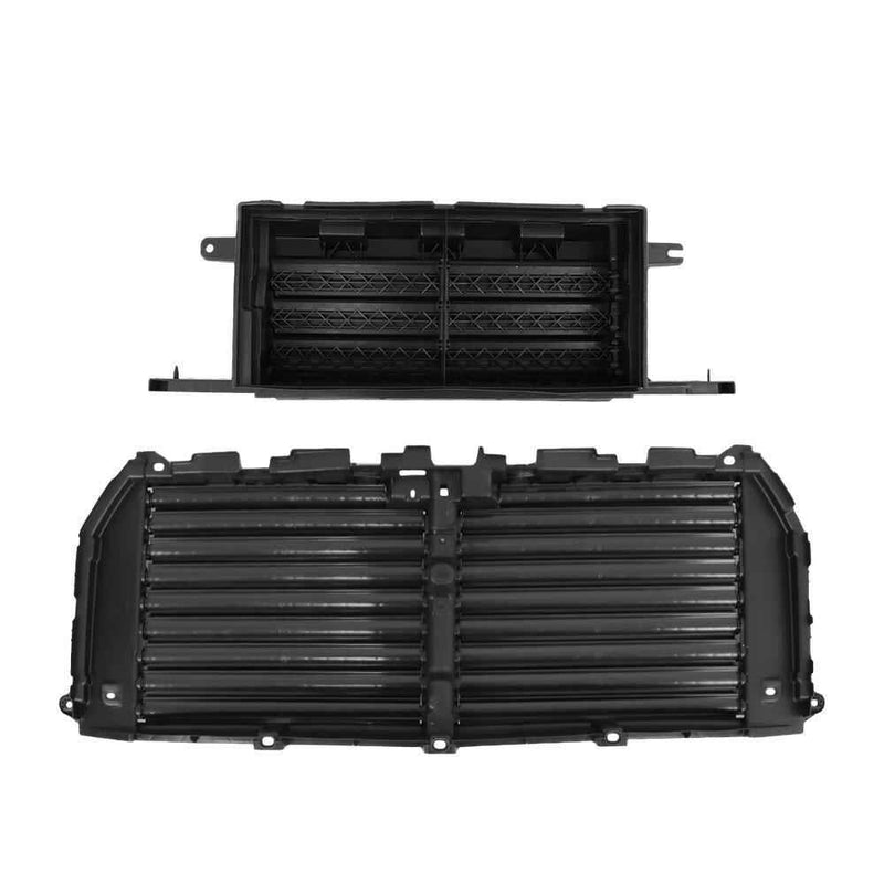 DURAFORCE For 2015 2016 2017 Ford F-150 W/o Motor Upper＋Lower Radiator Grille Air Shutter