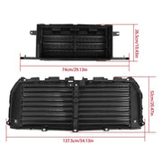 DURAFORCE For 2015 2016 2017 Ford F-150 W/o Motor Upper＋Lower Radiator Grille Air Shutter