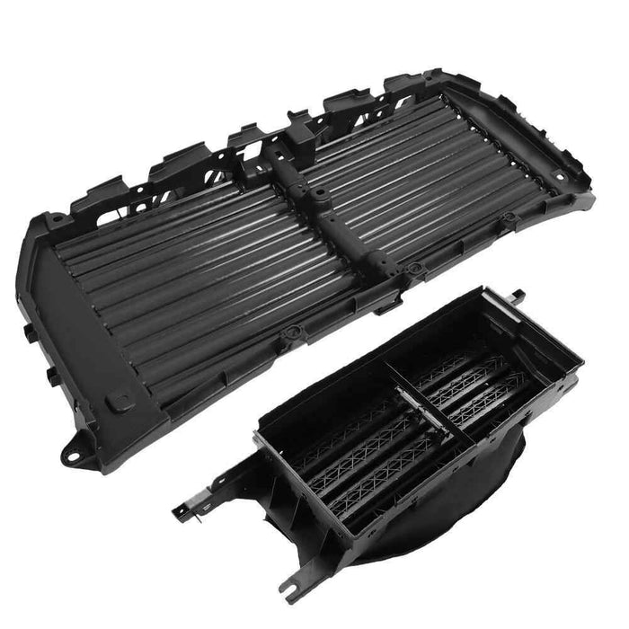 DURAFORCE For 2015 2016 2017 Ford F-150 W/o Motor Upper＋Lower Radiator Grille Air Shutter