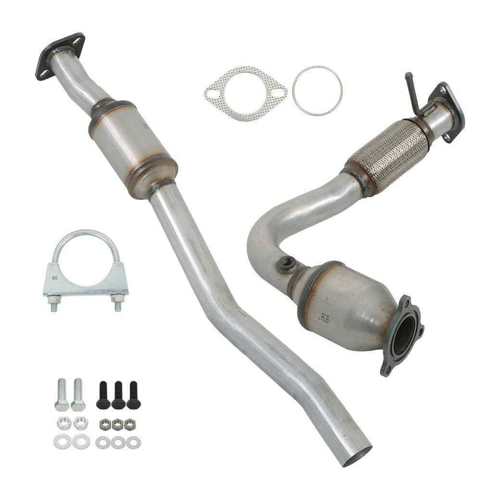 DURAFORCE For Chevy Equinox GMC Terrain 2.4L Front + Rear Catalytic Converters 2010-2014