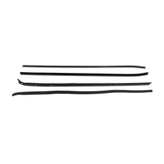 DURAFORCE For 1970-1981 Firebird Camaro Moldings Window Sweep Weatherstrips 4Pcs Chrome