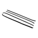 DURAFORCE For 1970-1981 Firebird Camaro Moldings Window Sweep Weatherstrips 4Pcs Chrome