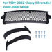 DURAFORCE Glossy Black For 1999-2002/2000-2006 Silverado Tahoe Front Bumper Grille Grill