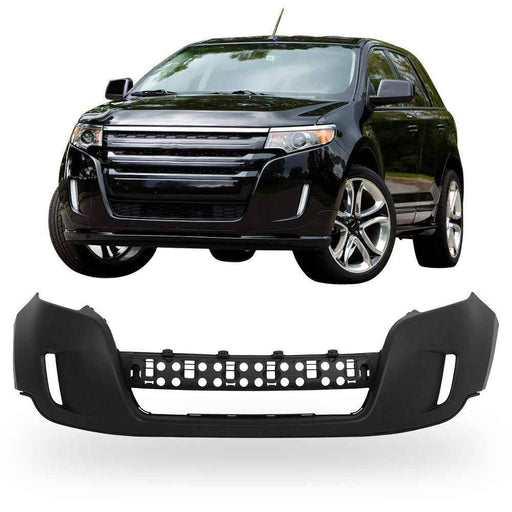 DURAFORCE Front Bumper Cover Fascia Replacement Plastic For Ford Edge 2011-2014 FO1014107