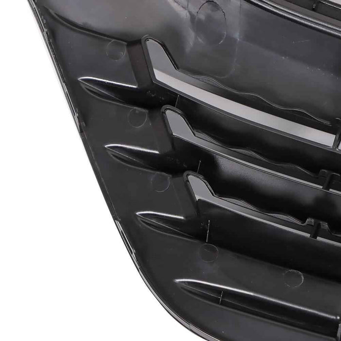 DURAFORCE For Honda HRV HR-V 2019-2021 Chrome Grill Front Bumper Upper Grille ABS Plastic