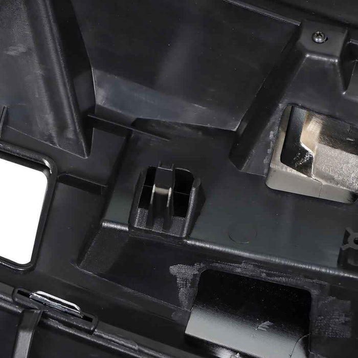 DURAFORCE For Honda HRV HR-V 2019-2021 Chrome Grill Front Bumper Upper Grille ABS Plastic