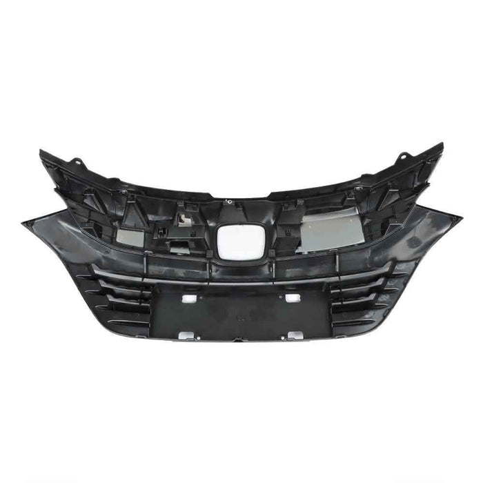 DURAFORCE For Honda HRV HR-V 2019-2021 Chrome Grill Front Bumper Upper Grille ABS Plastic