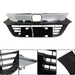 DURAFORCE For Honda HRV HR-V 2019-2021 Chrome Grill Front Bumper Upper Grille ABS Plastic