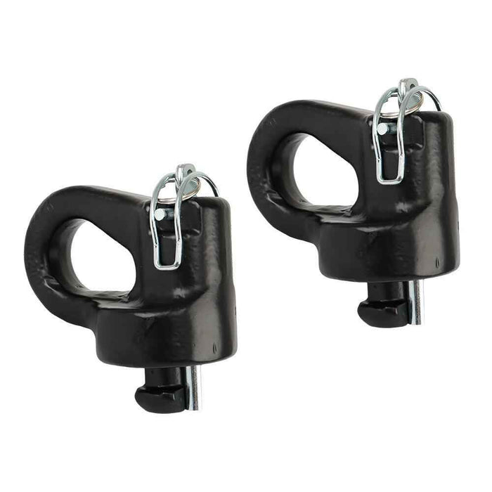 DURAFORCE 2-5/16" Safety Chain Anchor Kit & Gooseneck Ball 38000 lbs Puck System 60639