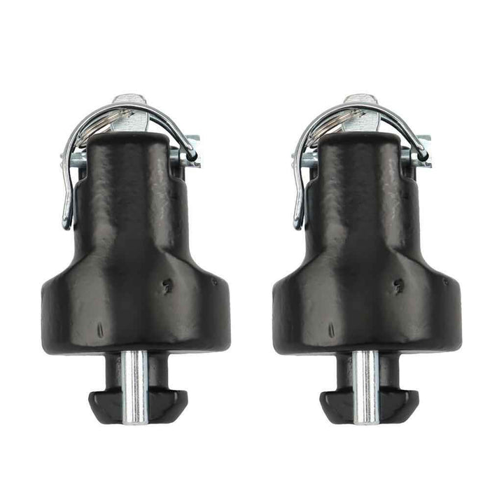 DURAFORCE 2-5/16" Safety Chain Anchor Kit & Gooseneck Ball 38000 lbs Puck System 60639