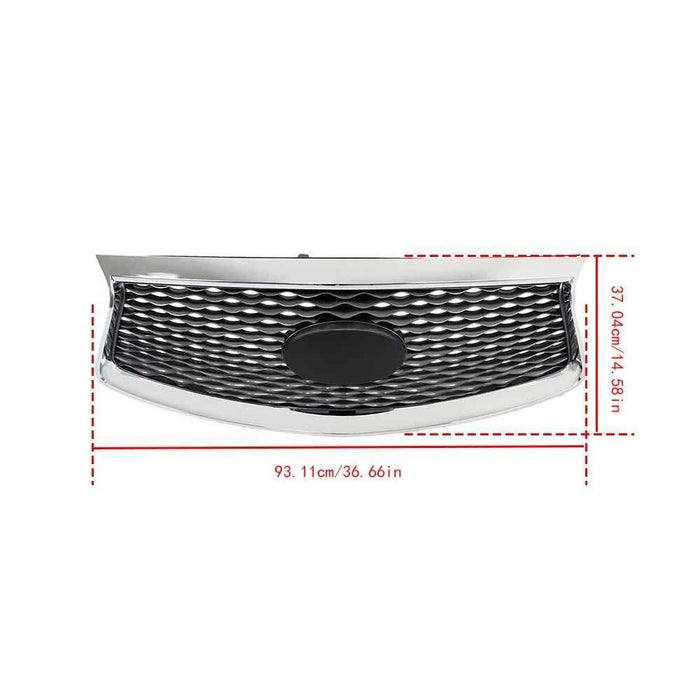 DURAFORCE For Infiniti QX60 2016-2019 2020 With Camera Option Front Bumper Upper Grille
