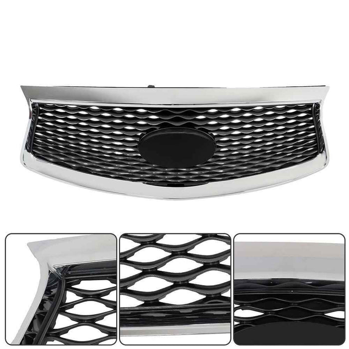 DURAFORCE For Infiniti QX60 2016-2019 2020 With Camera Option Front Bumper Upper Grille