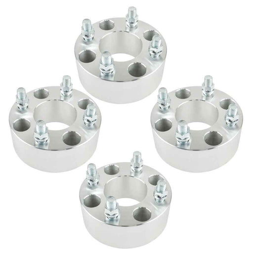 DURAFORCE 2" Wheel Spacers 4x101.6 1/2"x20 Silver For EZ GO EZGO Club Cars Golf Carts ×4