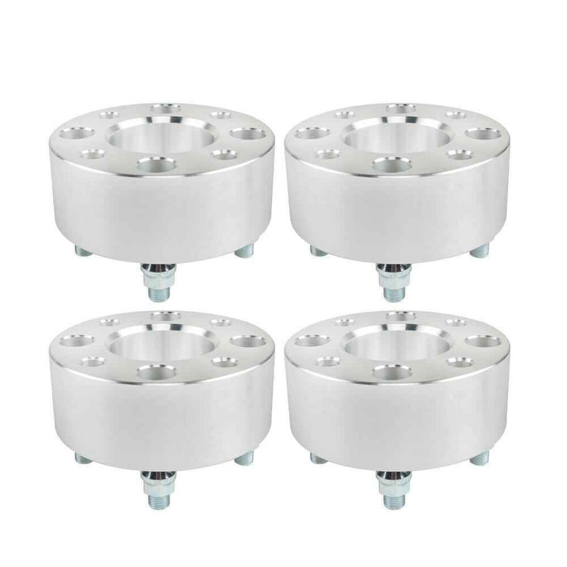 DURAFORCE 2" Wheel Spacers 4x101.6 1/2"x20 Silver For EZ GO EZGO Club Cars Golf Carts ×4