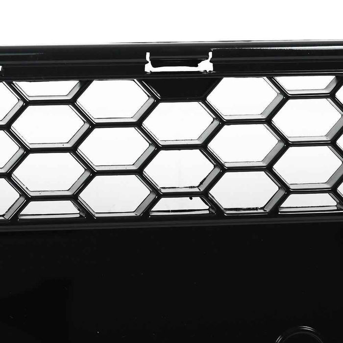 DURAFORCE For 2013-2014 Ford Focus Front Radiator Center Grille Glossy Black Upper Grill