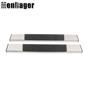 DURAFORCE For 19-22 Silverado Sierra 1500 2500HD 6" Step Bars Running Board Plastic Chrome