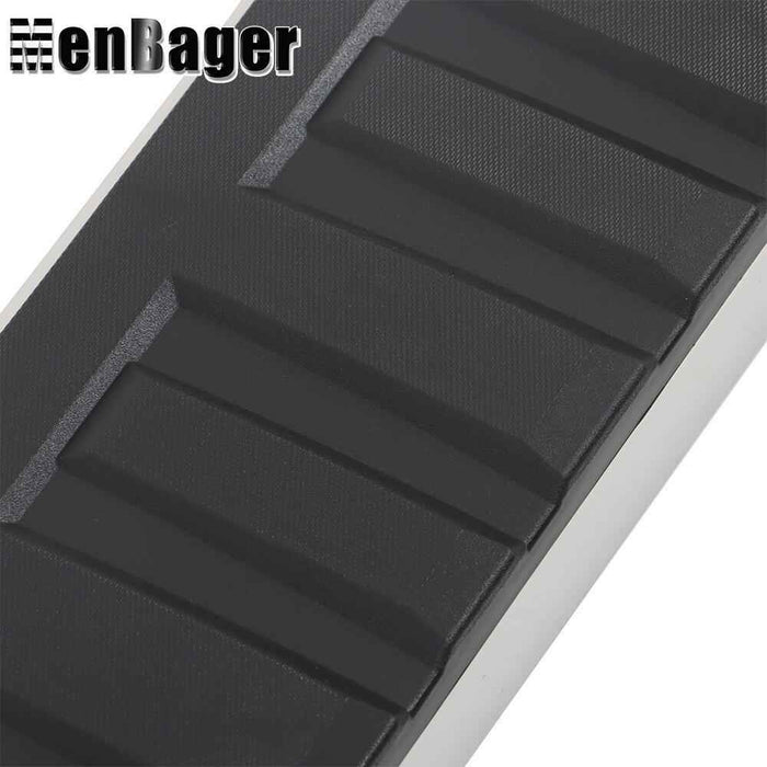 DURAFORCE For 19-22 Silverado Sierra 1500 2500HD 6" Step Bars Running Board Plastic Chrome