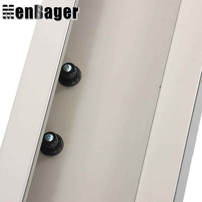 DURAFORCE For 19-22 Silverado Sierra 1500 2500HD 6" Step Bars Running Board Plastic Chrome