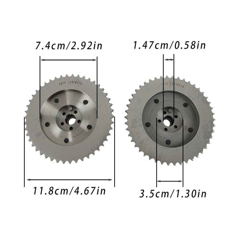 DURAFORCE Timing Chain Kit For 2009 2010-2017 Chevrolet Equinox Malibu GMC Terrain 2.2 2.4