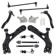 DURAFORCE 12Pc Front Lower Control Arm Ball Joint Tie Rod Kit For 2006-2018 Toyota RAV4
