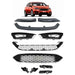 DURAFORCE For 2015-2018 Ford Focus Front Upper Lower Grille & Fog Light Set&Trim Set 13Pcs