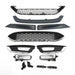 DURAFORCE For 2015-2018 Ford Focus Front Upper Lower Grille & Fog Light Set&Trim Set 13Pcs