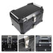 DURAFORCE Motorcycle Luggage Waterproof Tail Box 65L Black Scooter Trunk Storage Top Case