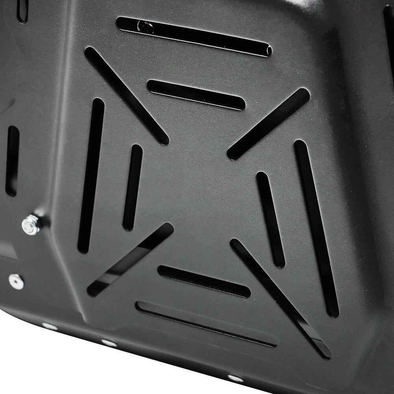 DURAFORCE Motorcycle Luggage Waterproof Tail Box 65L Black Scooter Trunk Storage Top Case