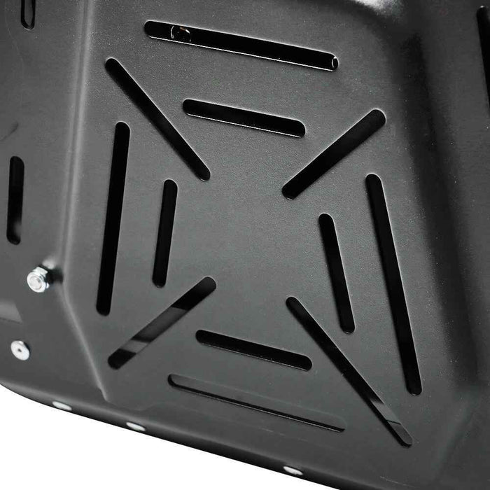 DURAFORCE Motorcycle Luggage Waterproof Tail Box 65L Black Scooter Trunk Storage Top Case