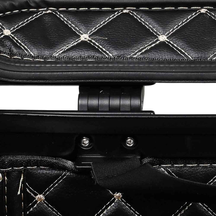 DURAFORCE Motorcycle Luggage Waterproof Tail Box 65L Black Scooter Trunk Storage Top Case