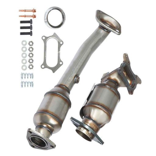 DURAFORCE Both Front+Rear Catalytic Converter w/ Gasket For 2010-2011 Honda CRV CR-V 2.4L