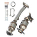 DURAFORCE Both Front+Rear Catalytic Converter w/ Gasket For 2010-2011 Honda CRV CR-V 2.4L