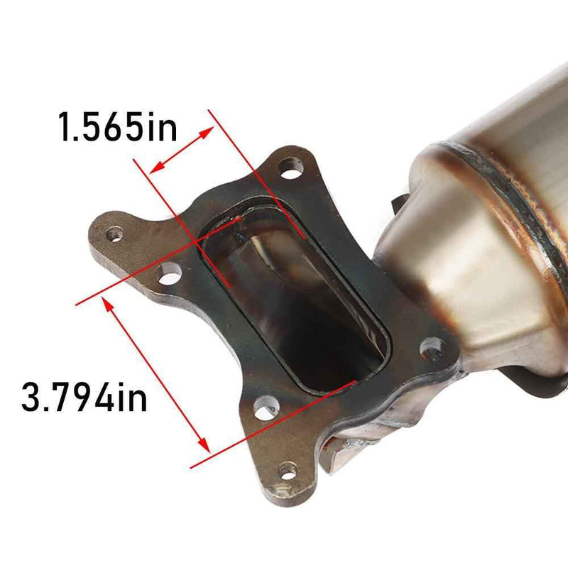 DURAFORCE Both Front+Rear Catalytic Converter w/ Gasket For 2010-2011 Honda CRV CR-V 2.4L