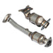 DURAFORCE Both Front+Rear Catalytic Converter w/ Gasket For 2010-2011 Honda CRV CR-V 2.4L