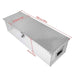 DURAFORCE ALUMINUM PICKUP TRUNK BED TOOL BOX 39"X13"X10" TRAILER STORAGE+LOCK