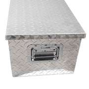 DURAFORCE ALUMINUM PICKUP TRUNK BED TOOL BOX 39"X13"X10" TRAILER STORAGE+LOCK